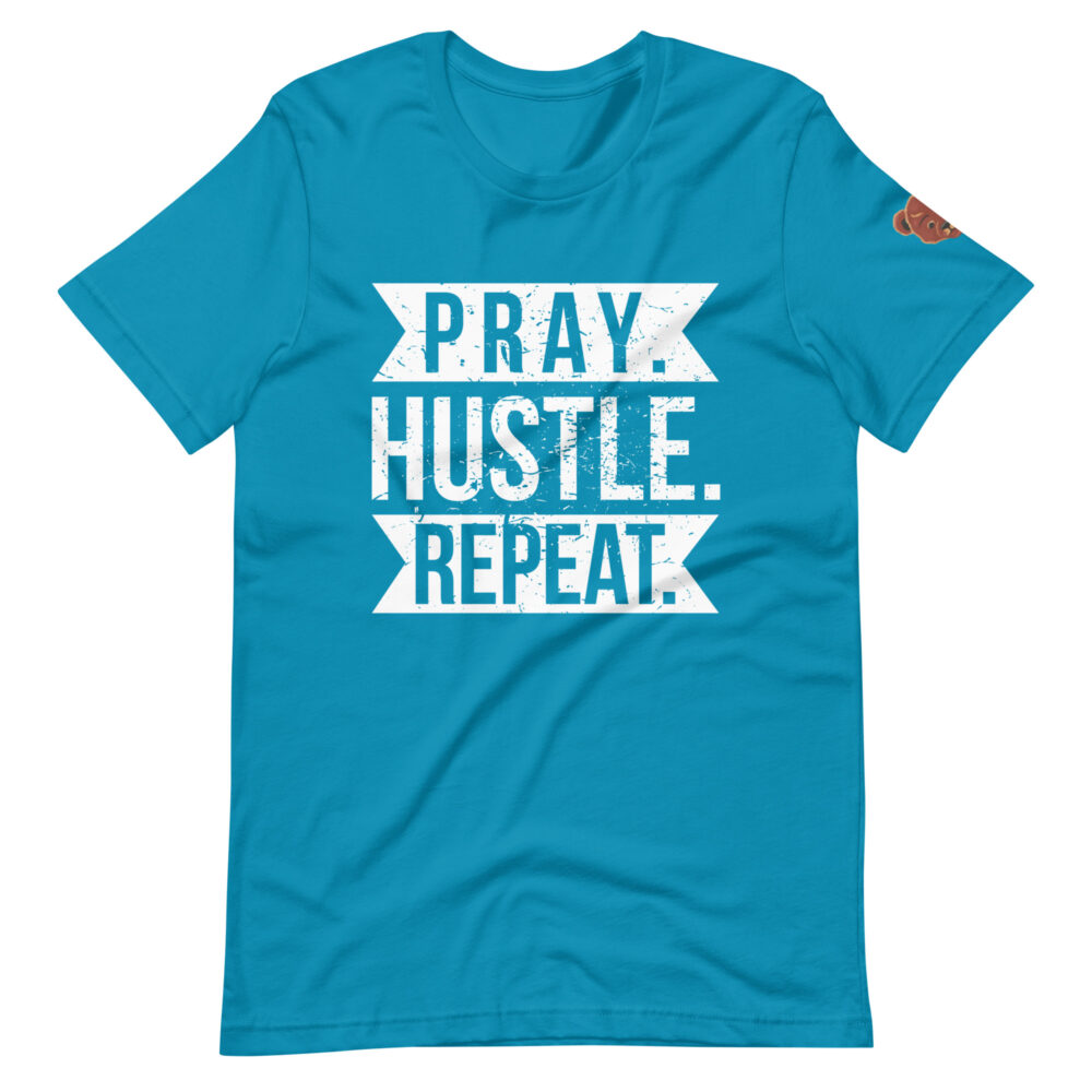 Pray Hustle Repeat Unisex T-shirt - Image 12