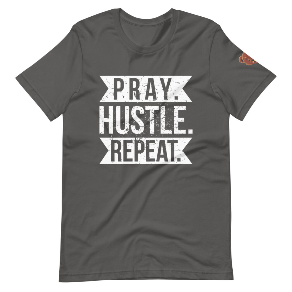 Pray Hustle Repeat Unisex T-shirt - Image 10