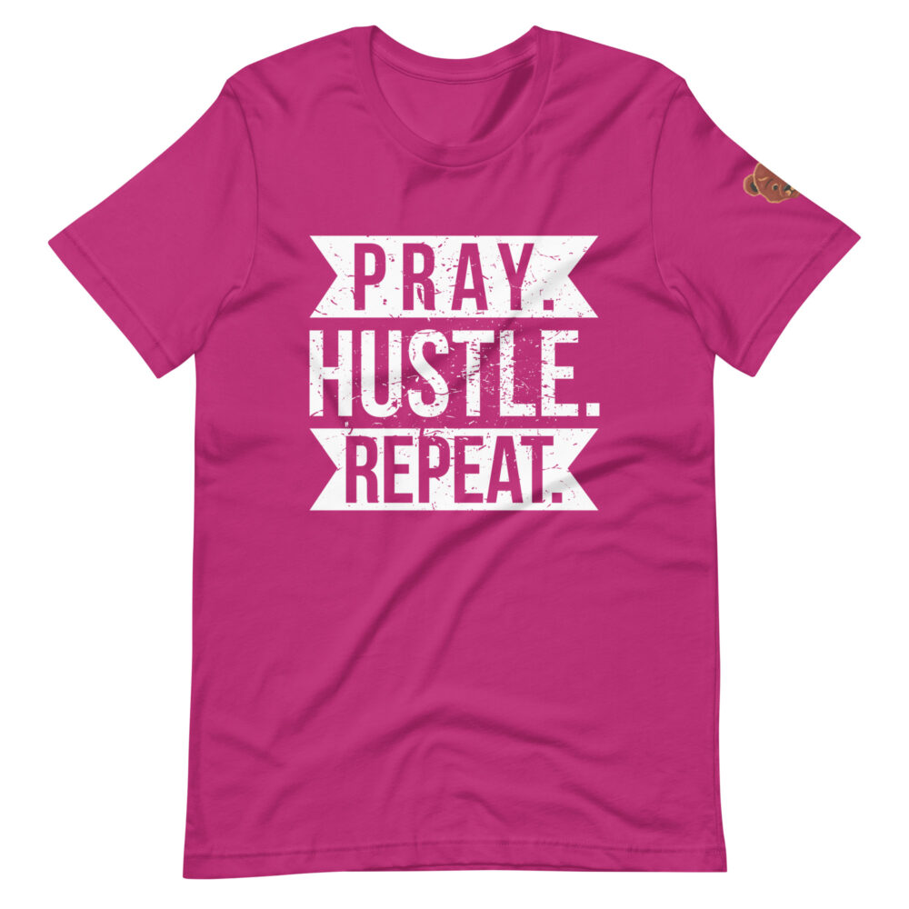 Pray Hustle Repeat Unisex T-shirt - Image 9