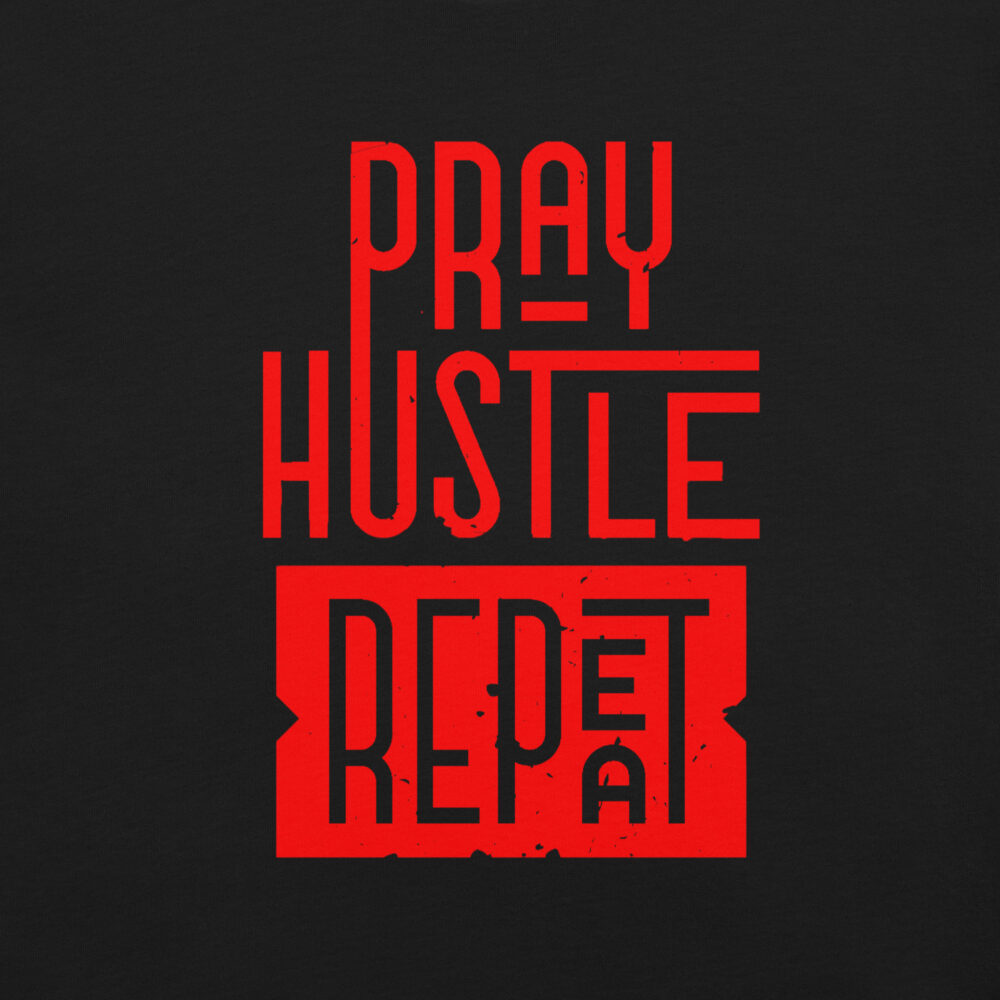 Pray Hustle Repeat Faithful Unisex T-shirt - Image 2