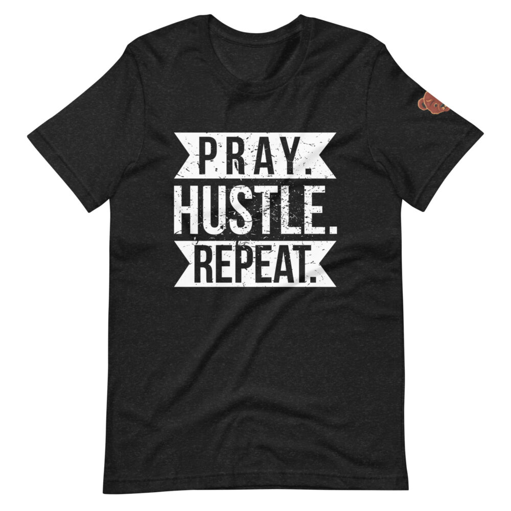 Pray Hustle Repeat Unisex T-shirt - Image 2