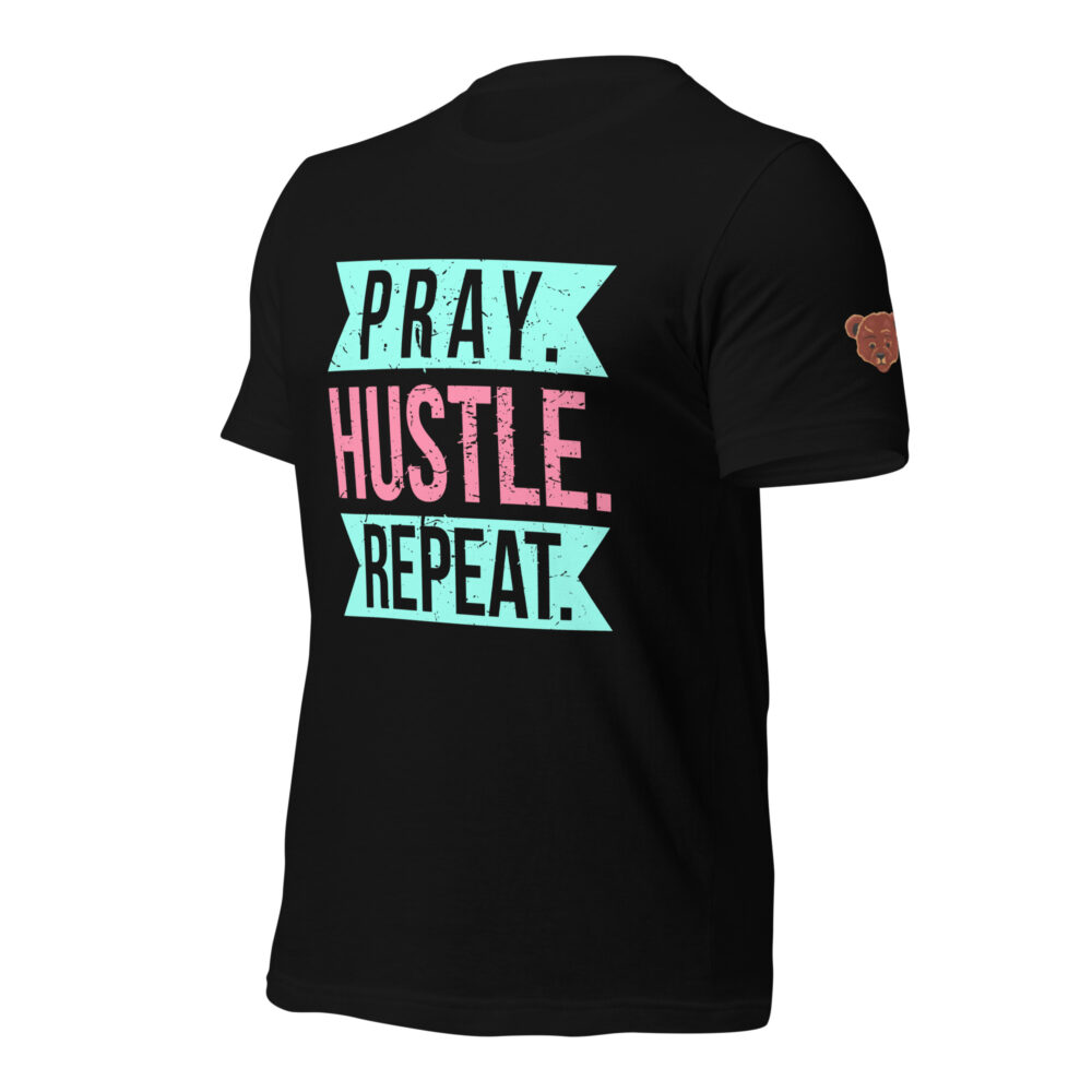 Pray Hustle Repeat Vybe Unisex t-shirt - Image 3