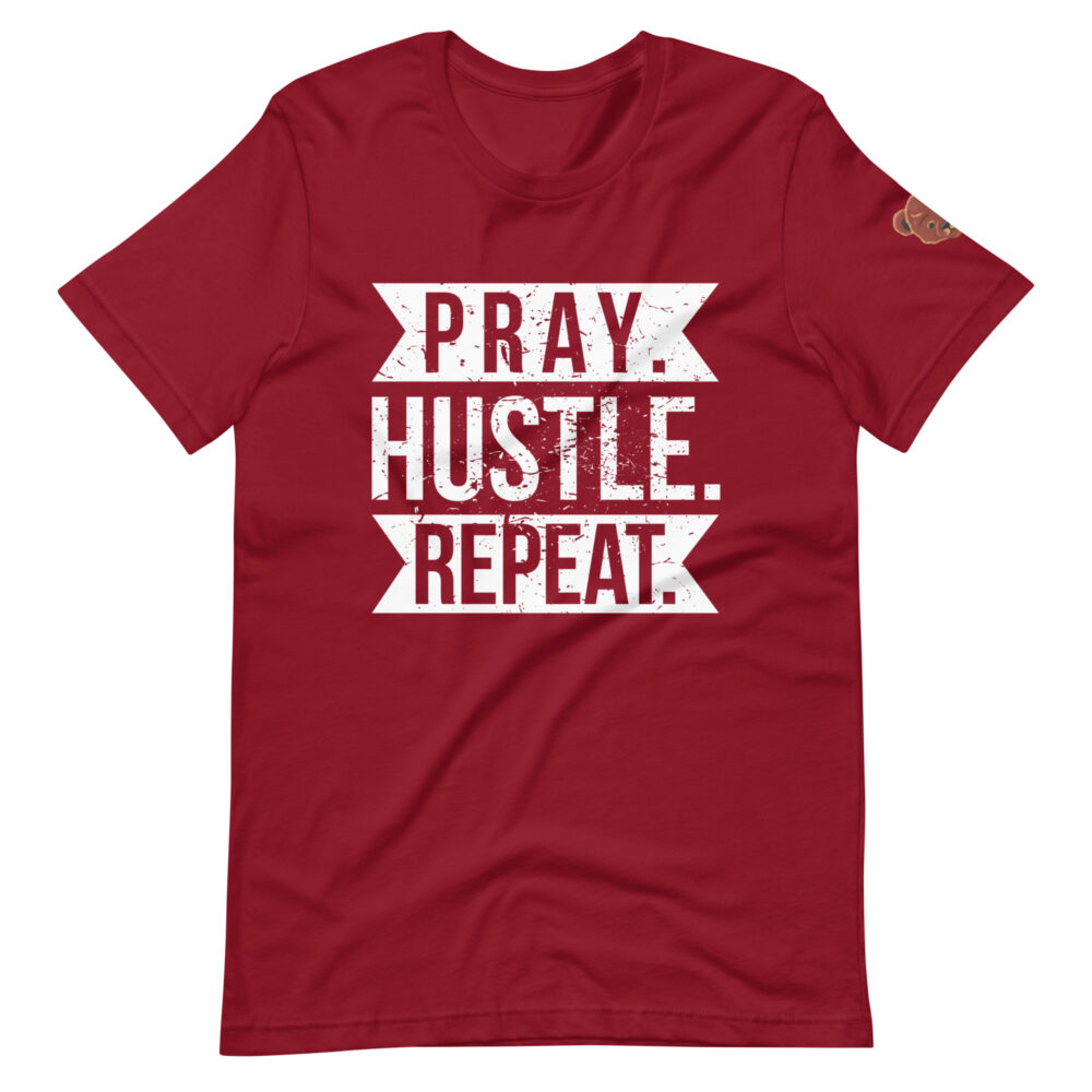 Pray Hustle Repeat Unisex T-shirt - Image 5