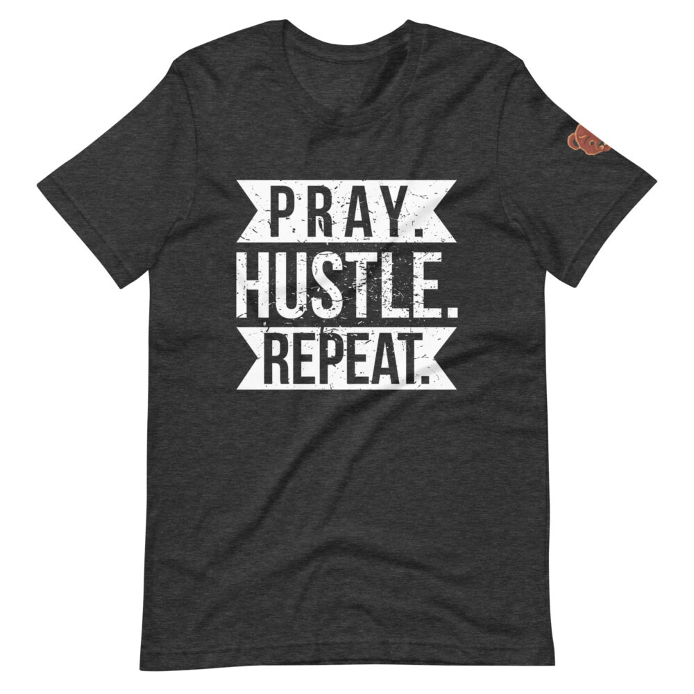 Pray Hustle Repeat Unisex T-shirt - Image 8