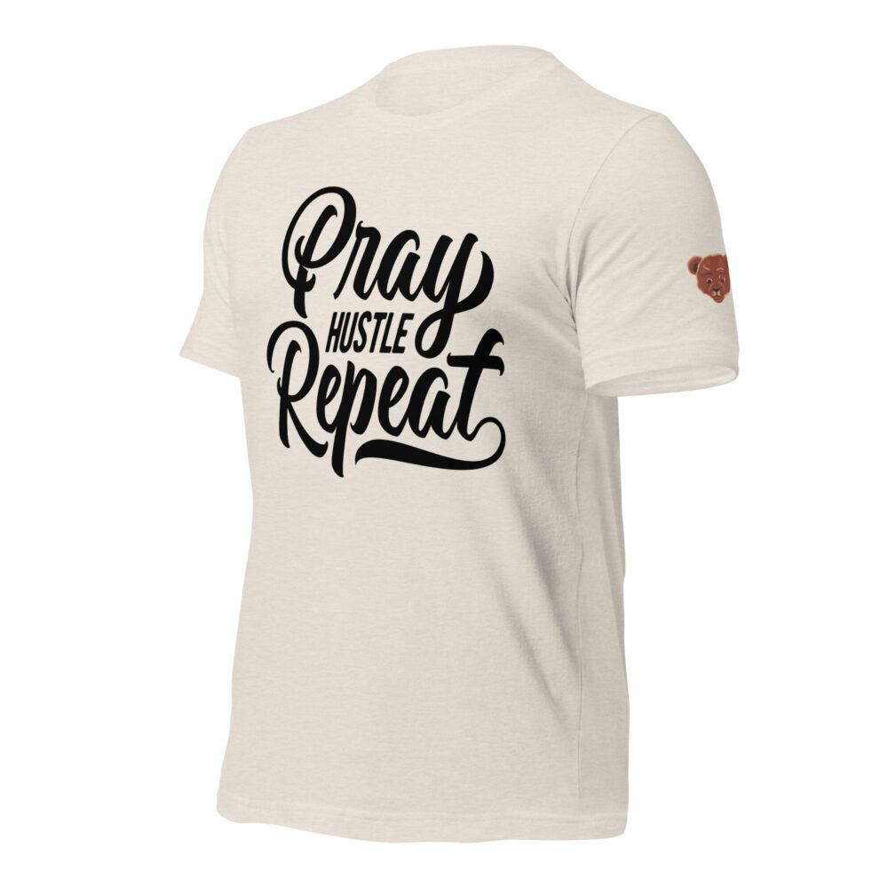 Pray Hustle Repeat Belief Unisex t-shirt - Image 3