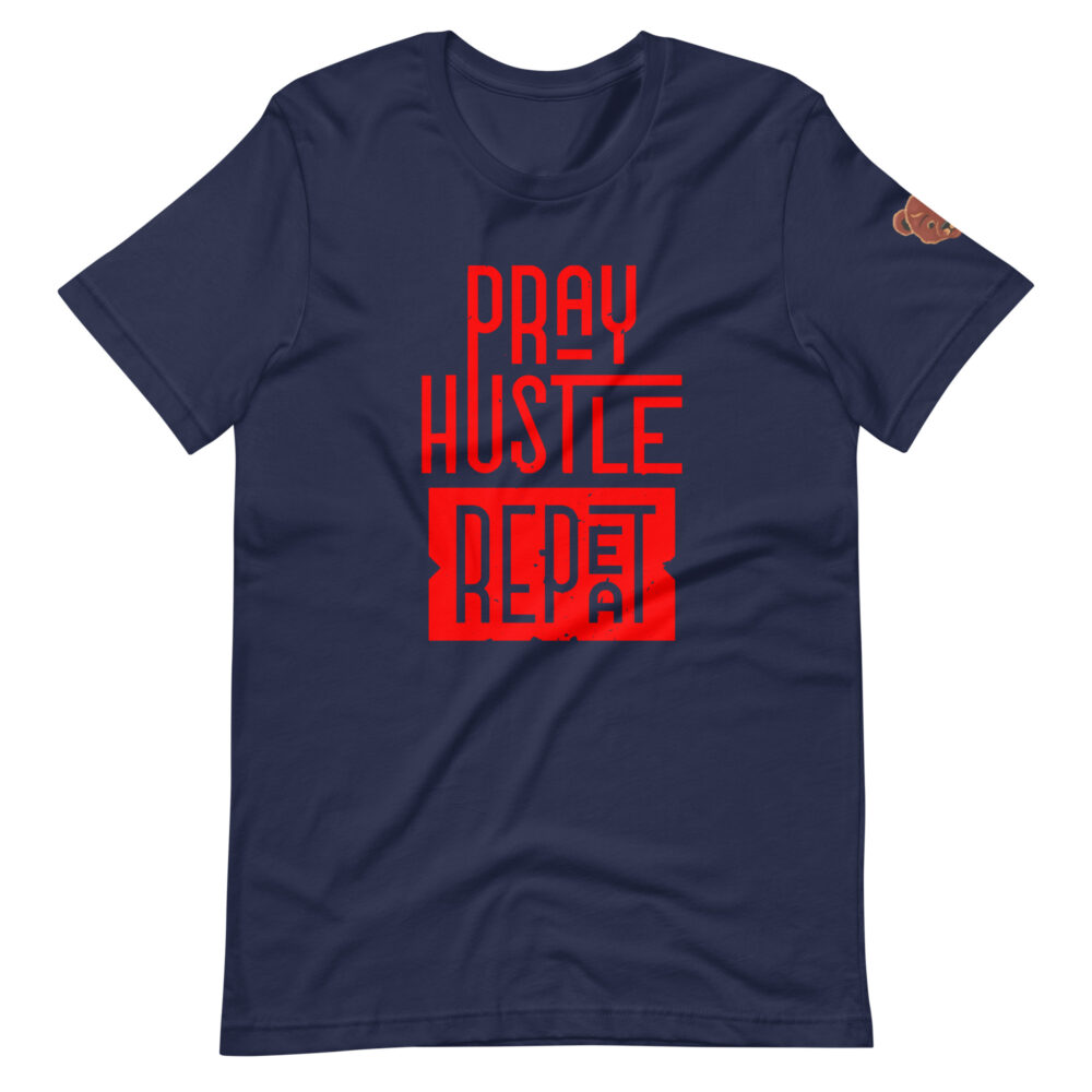 Pray Hustle Repeat Faithful Unisex T-shirt - Image 9