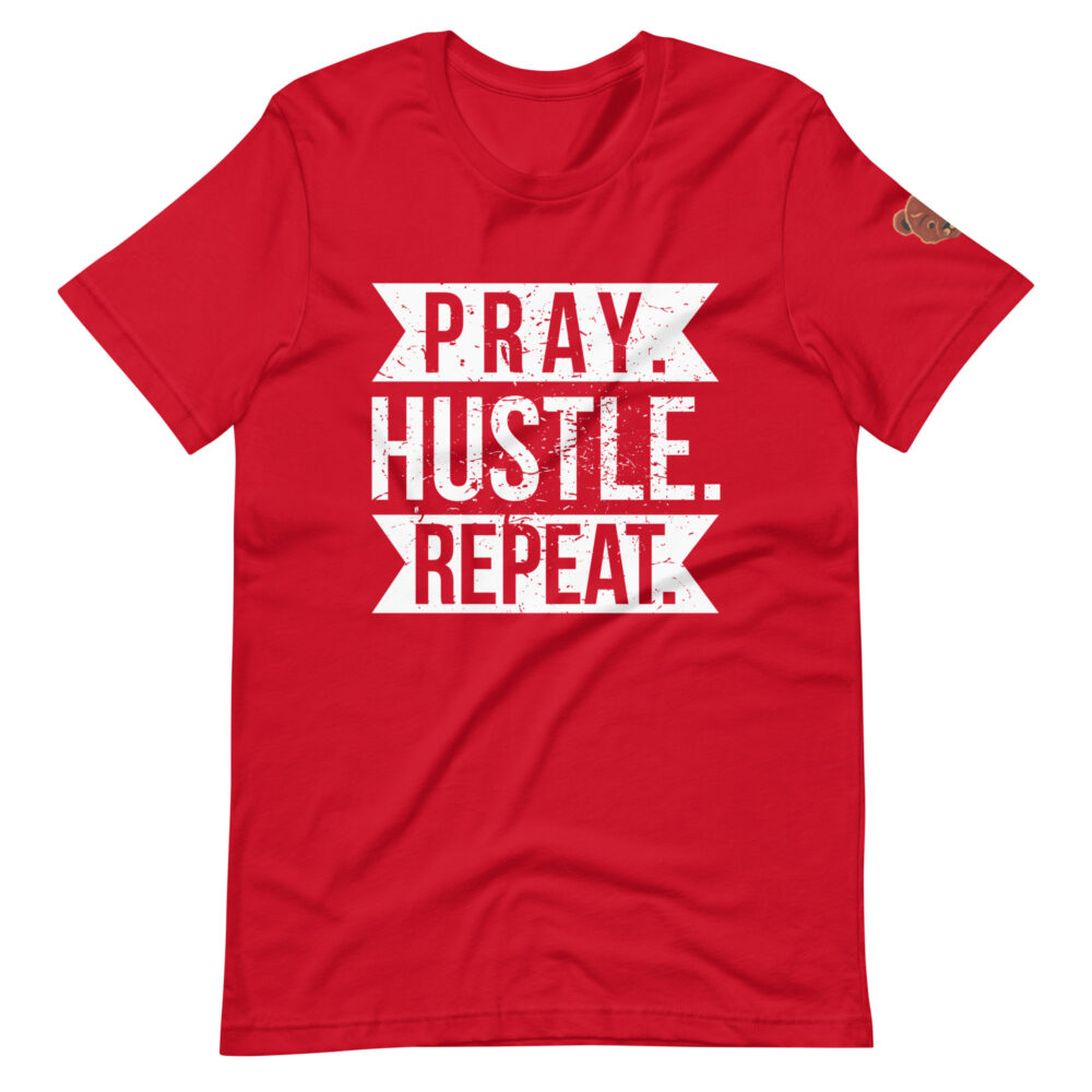 Pray Hustle Repeat Unisex T-shirt - Image 6