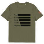 Pray Hustle Repeat: Journey Organic T-shirt