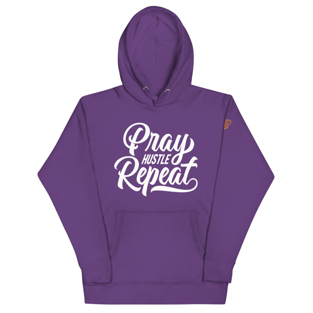 Pray Hustle Repeat Belief Hoodie