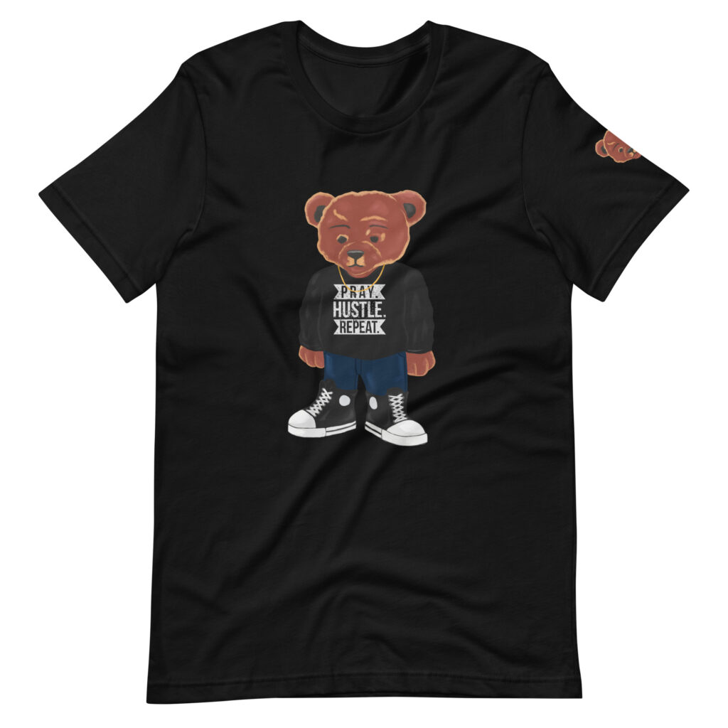 Comizzzle Pray Hustle Repeat Unisex t-shirt